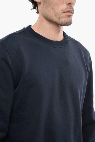Solid Color S-GINN-D-MON Crew-Neck Sweatshirt with Monogram
