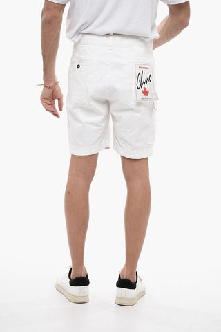 Denim Sexy Cargo-Fit Shorts with Belt Loops