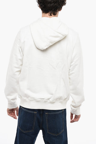 RED TAG ESSENTIALS Felpa UNISEX S-GINN in Tinta Unita con Cappuccio e Chiusura Zip