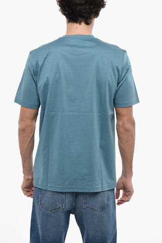 UNISEX RED TAG T-shirt Girocollo T-JUST-DOVAL-PJ a Tinta unita con Logo A Toppa