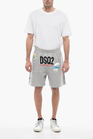 ONE LIFE ONE PLANET Jersey THE SMURFS Sweatshorts with Patches