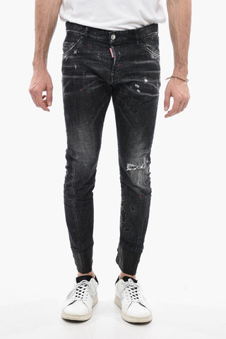Sexy Twist Fit Denims with Coated Cuffs 17cm