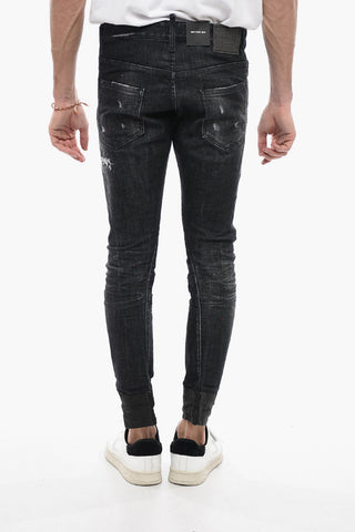 Sexy Twist Fit Denims with Coated Cuffs 17cm