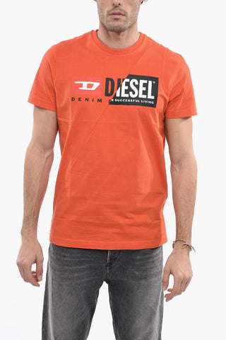 Overstated Maxi Logo T-DIEGO-CUTY Crew-Neck T-shirt