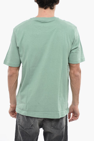 Crew-Neck Cotto T-JUST-C15 T-shirt With Front Maxi Print