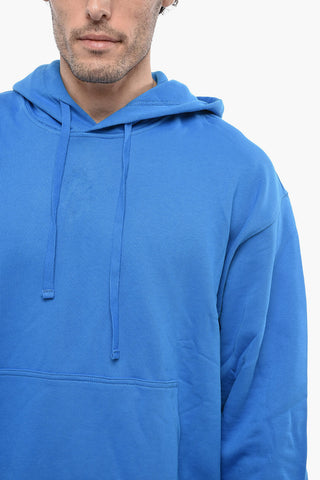 Brushed Cotton S-MACS-HOOD-G6 Hoodie with Contrasting Maxi Logo