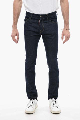 Dark Wash CERESIO 9 Cool Guy Fit Denims 15cm