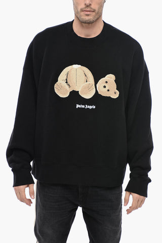 Brushed Cotton BEAR Sweatshirt with Crewneck