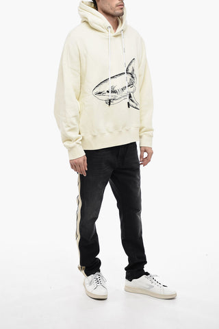 Embroidered SHARK Hoodie Sweatshirt