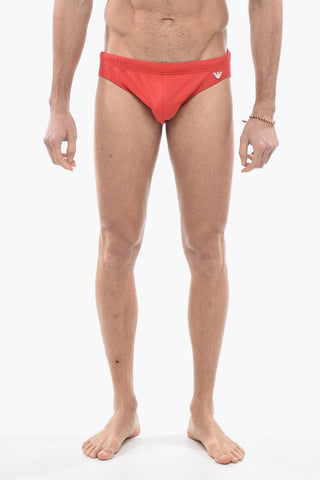 Embroidered Logo Swim Slips
