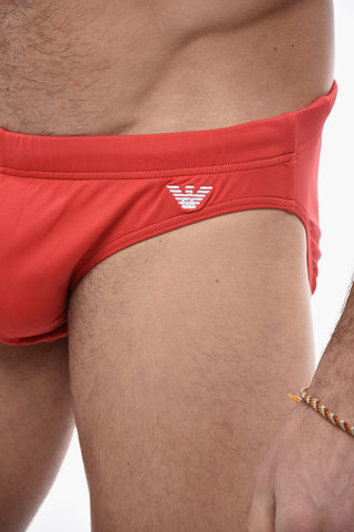 Embroidered Logo Swim Slips