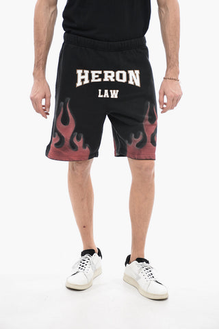 Shorts in Jersey LAW FLAMES con Stampa