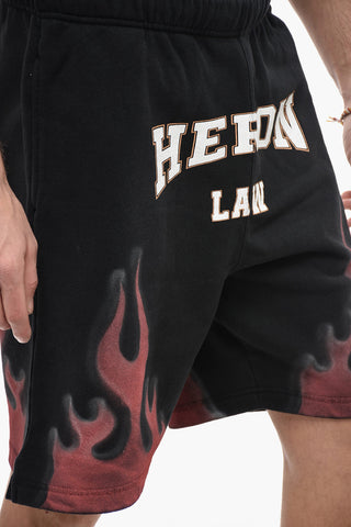 Shorts in Jersey LAW FLAMES con Stampa