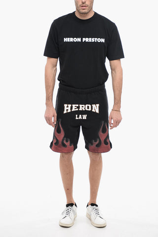 Shorts in Jersey LAW FLAMES con Stampa