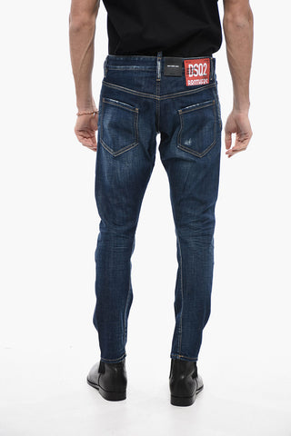 SEXY TWIST Skinny Denims with Stonewash Effect 15cm