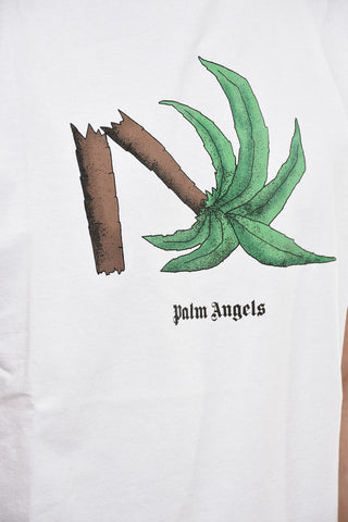 Front Printed BROKEN PALM Crew-neck T-Shirt