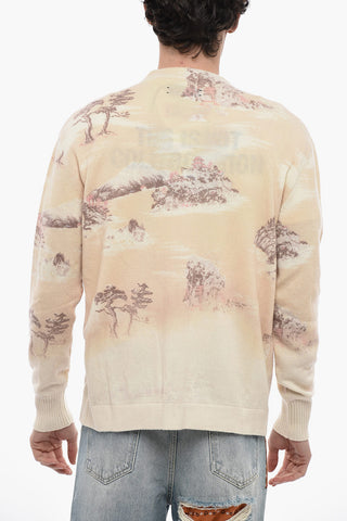 Cashmere and Wool Cardigan with Patch Pockets