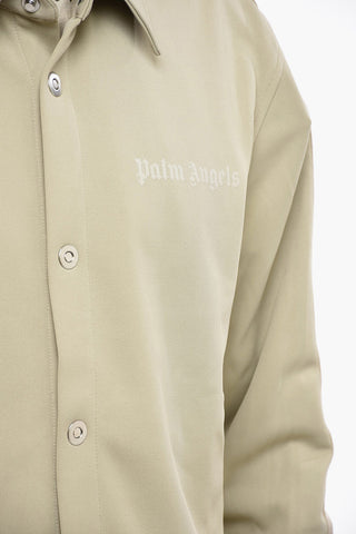 Camicia in Poliestere con Bande Laterali