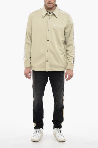 Camicia in Poliestere con Bande Laterali