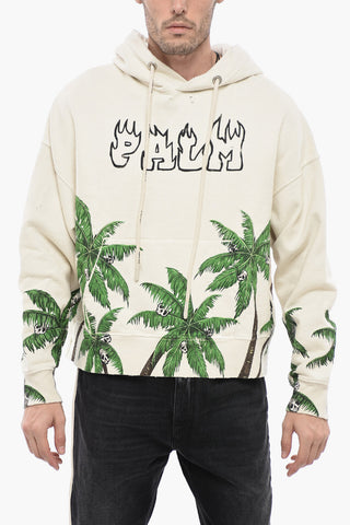 Embroidered Vintage Effect Hoodie