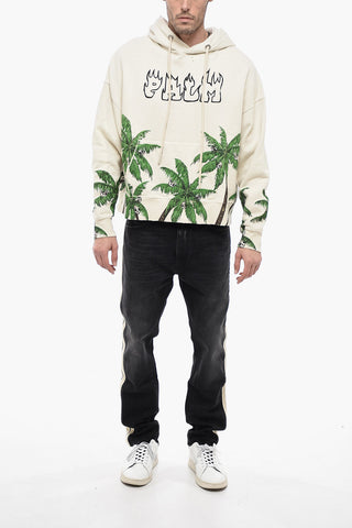 Embroidered Vintage Effect Hoodie