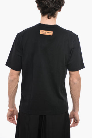 Crew Neck MISPRINTED Cotton T-Shirt