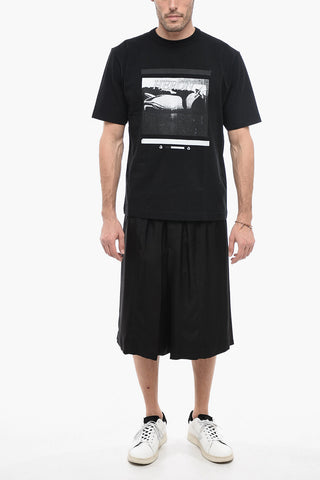Crew Neck MISPRINTED Cotton T-Shirt
