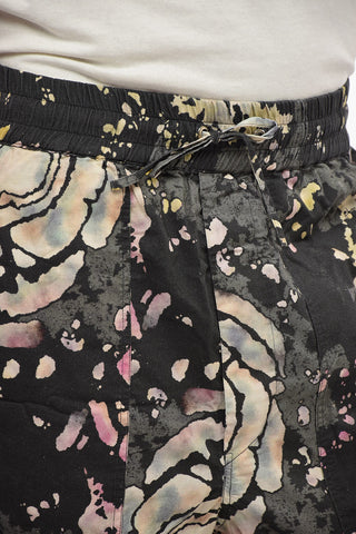 Tie Dye Cotton BAKINO Shorts with Elastic Waistband