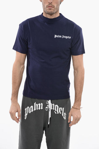 Logo Embossed Crew-neck T-Shirt