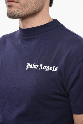 Logo Embossed Crew-neck T-Shirt