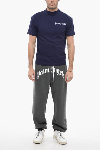 Logo Embossed Crew-neck T-Shirt