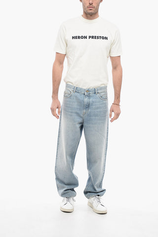 Stone Washed Baggy Fit Denims 21cm