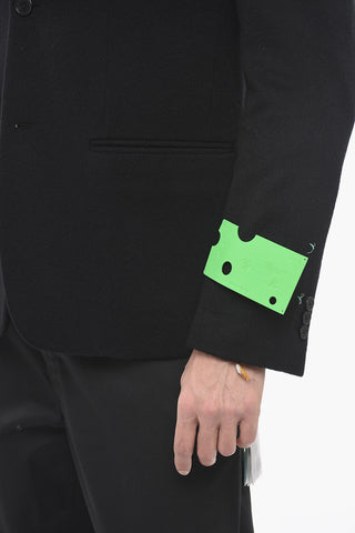 TAGS CASHM RELAX JACKET BLACK BLACK