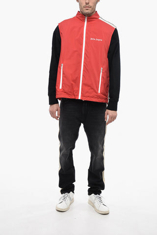 Gilet CLASSIC LOGO in Nylon con Zip Frontale