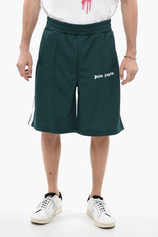 Shorts Track Classici a 2 Tasche con Logo Laterale