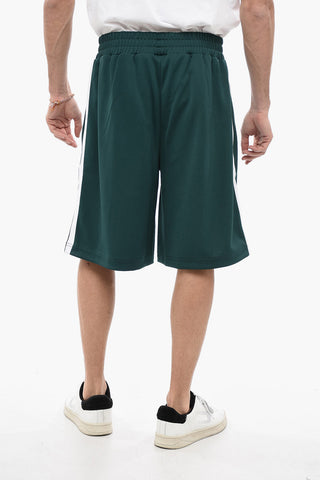 Shorts Track Classici a 2 Tasche con Logo Laterale