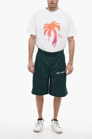 Shorts Track Classici a 2 Tasche con Logo Laterale