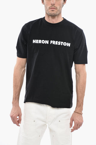 T-Shirt Girocollo 100%HP in Cotone con Ricamo