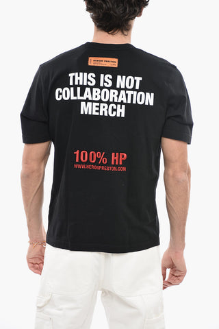 T-Shirt Girocollo 100%HP in Cotone con Ricamo