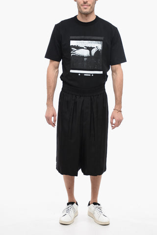 Elastic Waistband Satin Shorts