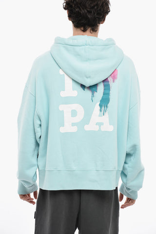 I LOVE PALM Hoodie Sweatshirt with Graphic Print
