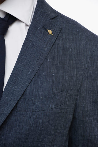 CC COLLECTION Pin Check REWARD Suit with Patch Pockets