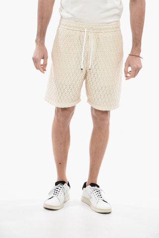 PLAYBOY Mesh Two-Tone Shorts