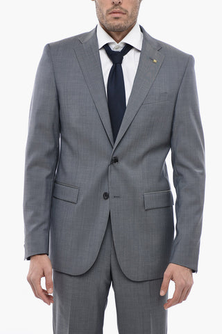 CC COLLECTION Virgin Wool REFINED Suit with Flap Pockets