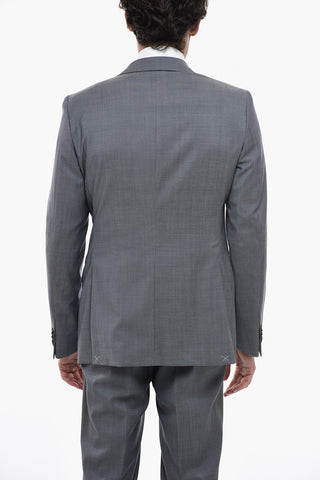 CC COLLECTION Virgin Wool REFINED Suit with Flap Pockets
