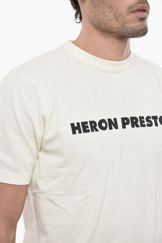 T-Shirt Girocollo 100%HP in Cotone con Ricamo