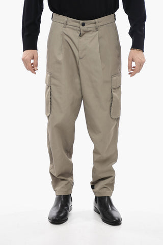 Pleated Cargo Pants