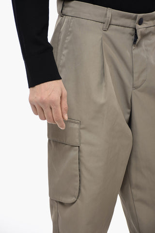 Pleated Cargo Pants
