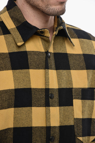 Overshirt a Quadri Buffalo con Taschino a Toppa