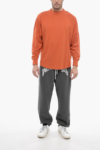 Oversized T-shirt with Glitter Logo